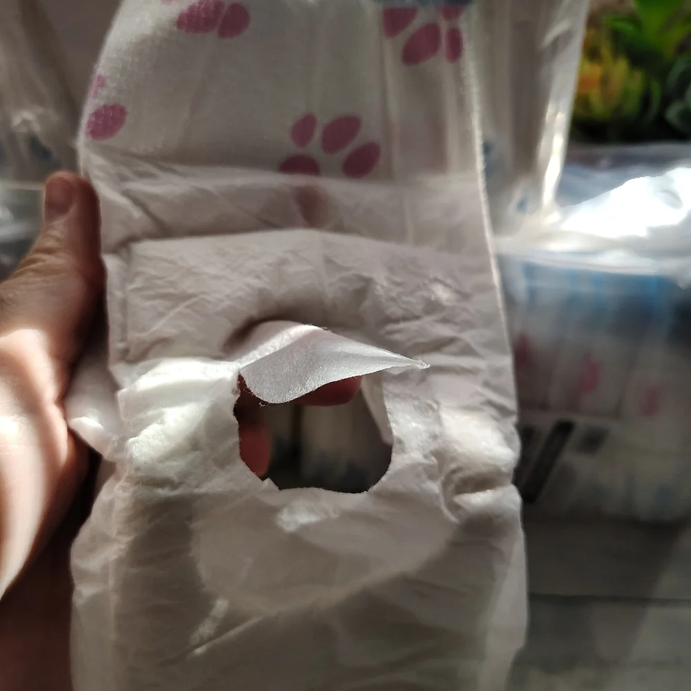 🐕33 Disposable Dog Diapers w/ Tail Hole Small